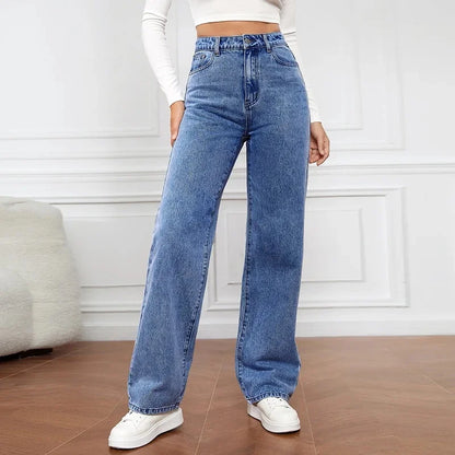 HushNBuy™ - High-Waist Wide Leg Denim
