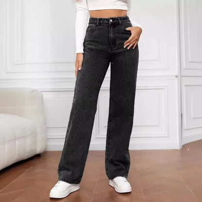 HushNBuy™ - High-Waist Wide Leg Denim